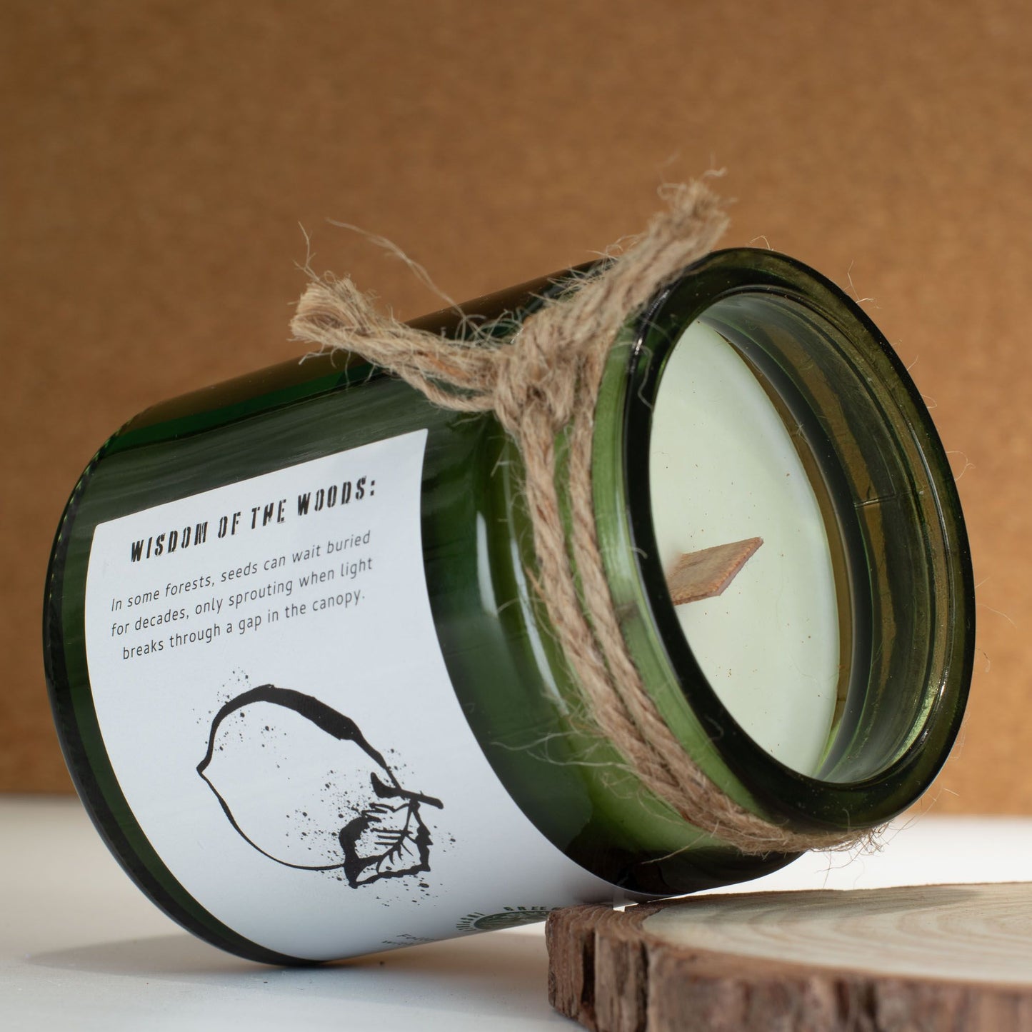 Greenman Woodwick Soy Candle - Forest Resin