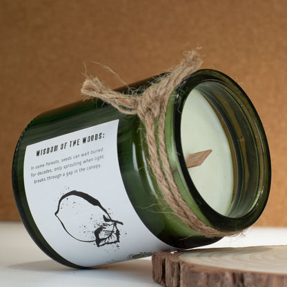 Greenman Woodwick Soy Candle - Forest Resin