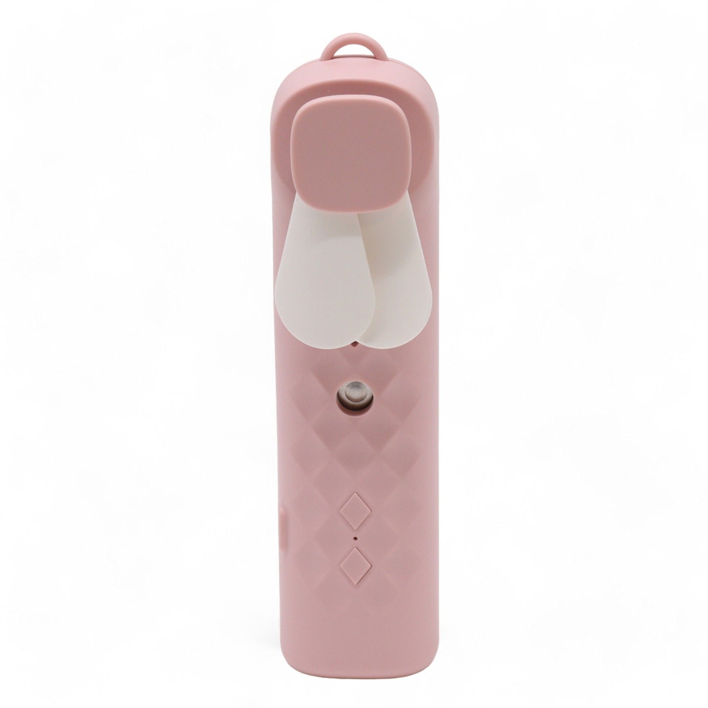 Rózsaszín Mini Párásító Ventilátor – USB töltés