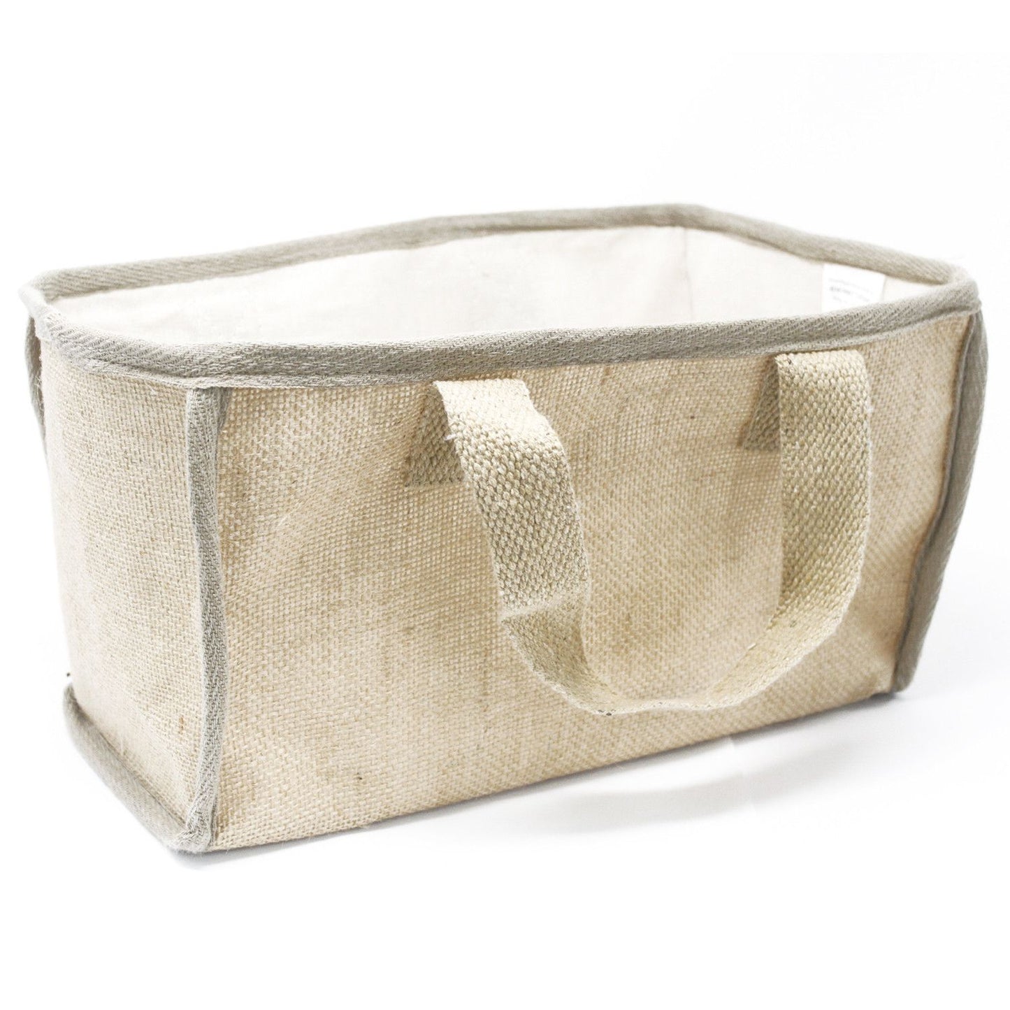 Nagyméretű bevásárlókosár – 33 × 18 × 20 cm – natúr
