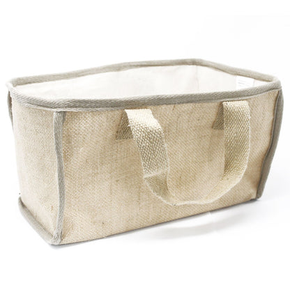 Nagyméretű bevásárlókosár – 33 × 18 × 20 cm – natúr