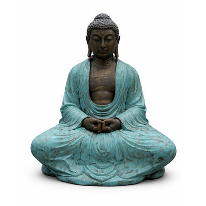 Nagy Türkiz és Kő Thai Buddha – 1 m
