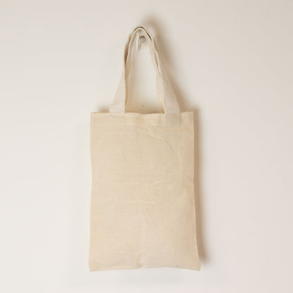 Nomad Sari ikonikus mini ajándéktáska – nyomtatás nélkül – natúr 4 oz (25 × 18 cm)