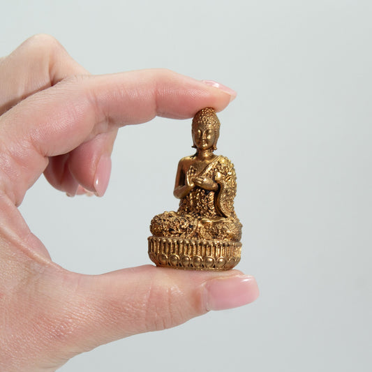 Sárgaréz miniatűr istenek – Buddha (60 g) – 48 mm