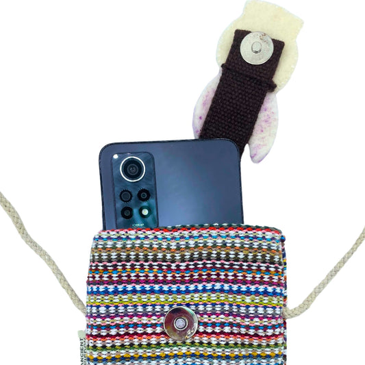 Telefontartó táska – Rózsaszín – Nyuszi