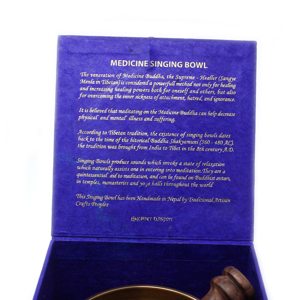Medicine Buddha hangtál szett – 10 cm (min. 500 g)