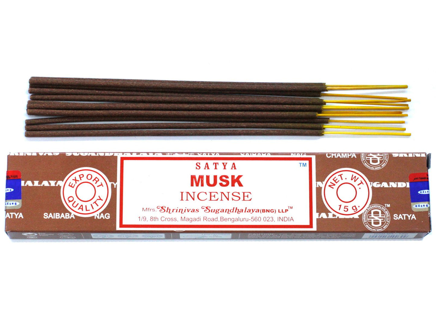 Satya füstölőpálcika 15 g – Pézsma