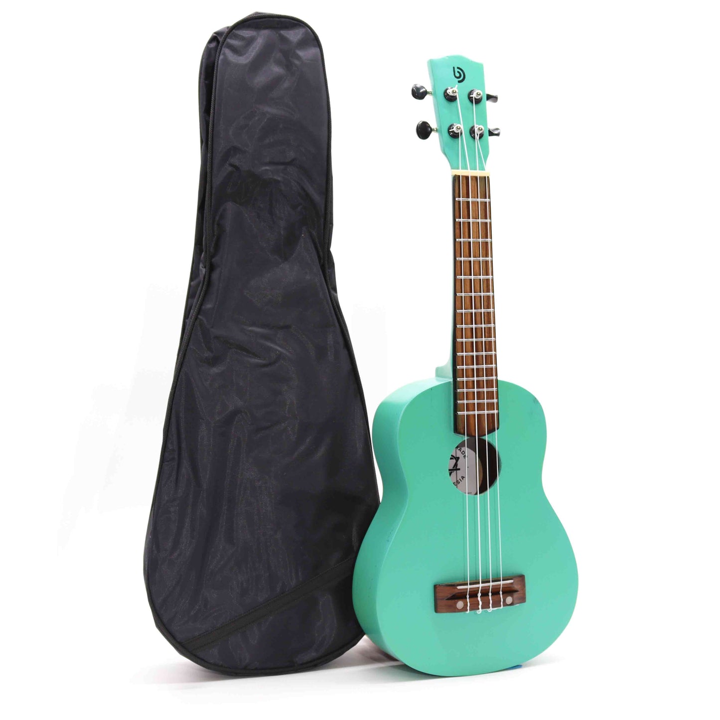 Kézműves ukulele – türkiz kivitel (4 húros)