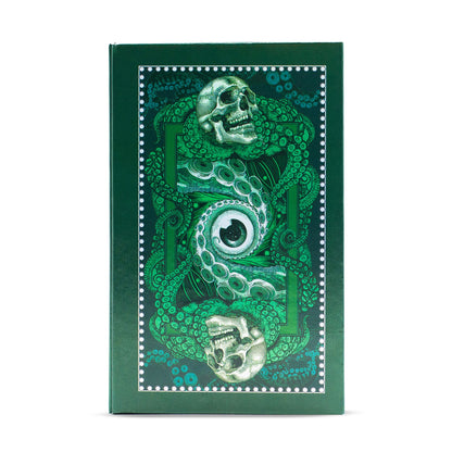 Zöld tarot kártya szett – könyvvel