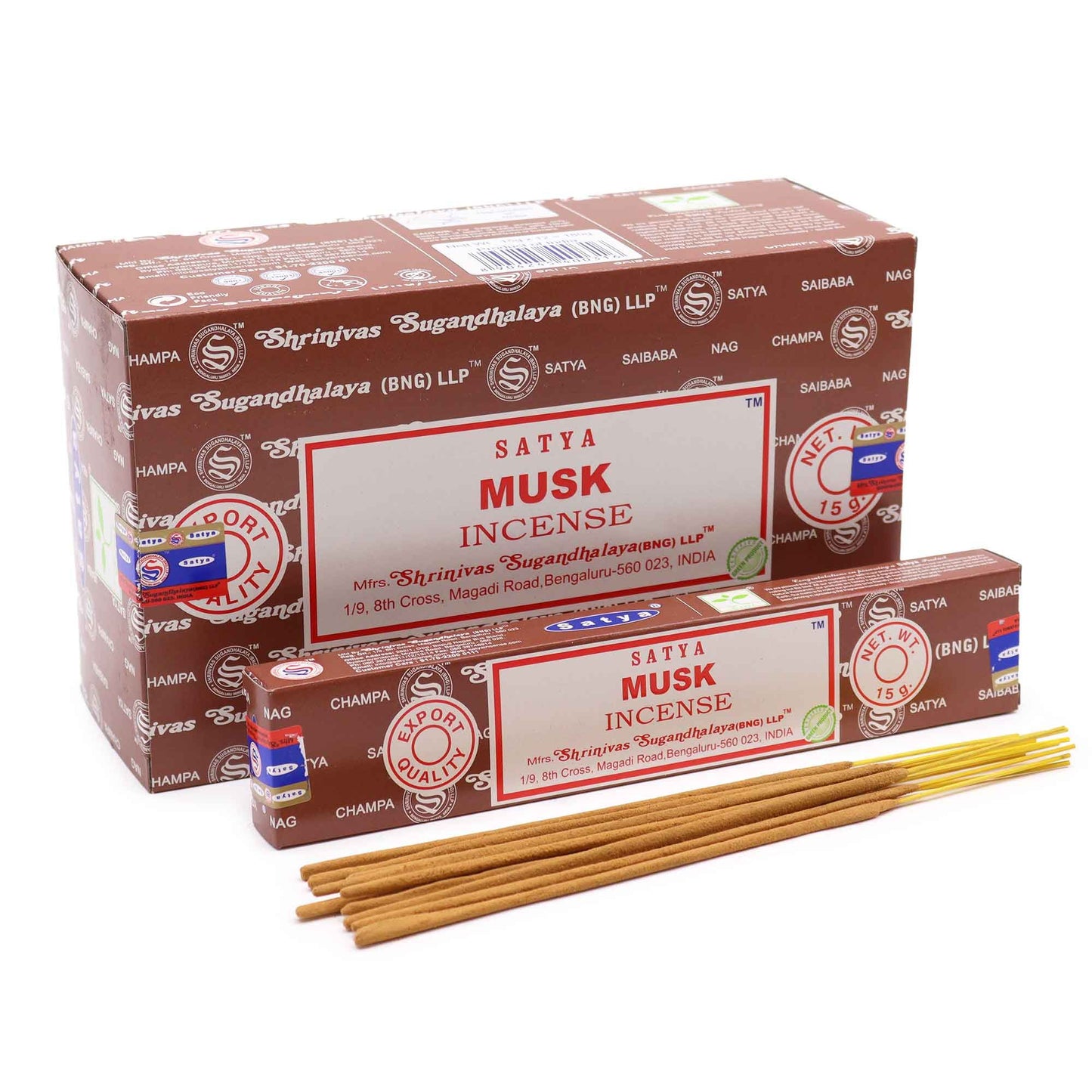 Satya füstölőpálcika 15 g – Pézsma