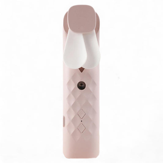Rózsaszín Mini Párásító Ventilátor – USB töltés