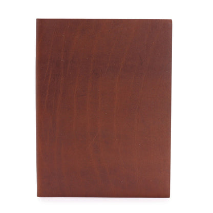 Nagy sötétbarna napi jegyzetfüzet – 100 vonalas oldal – 20 × 15 cm