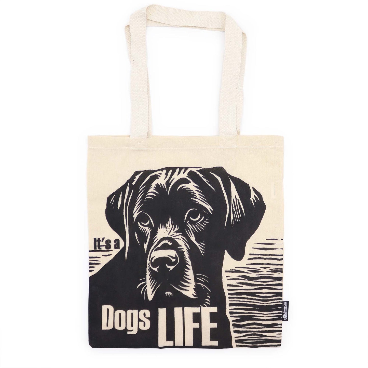Ikonikus táska – Dog's Life – (40 × 36 cm)