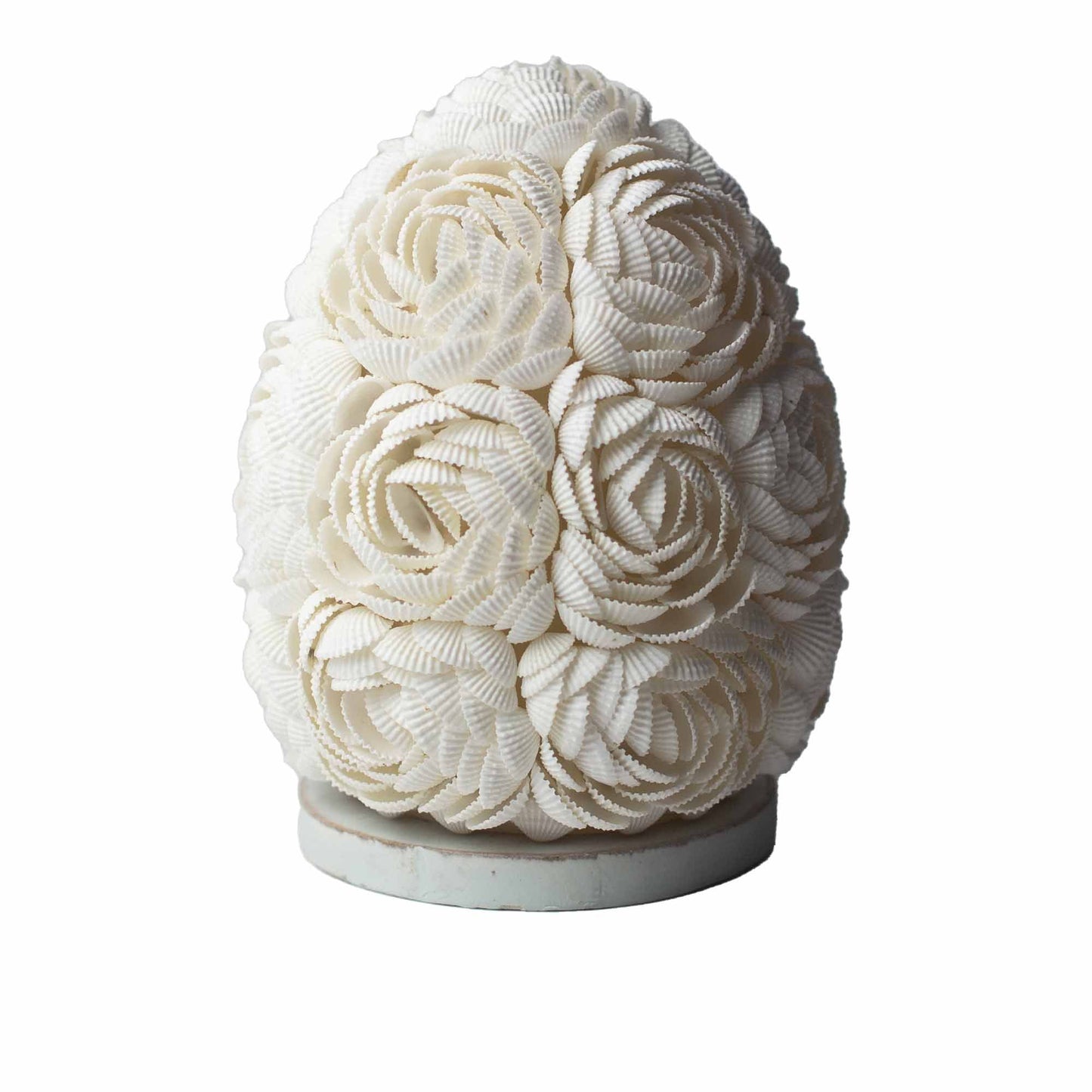 Bohém Kagylólámpa – Ovális Rózsaszín – 15 cm