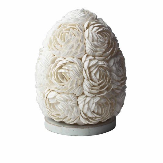 Bohém Kagylólámpa – Ovális Rózsaszín – 15 cm