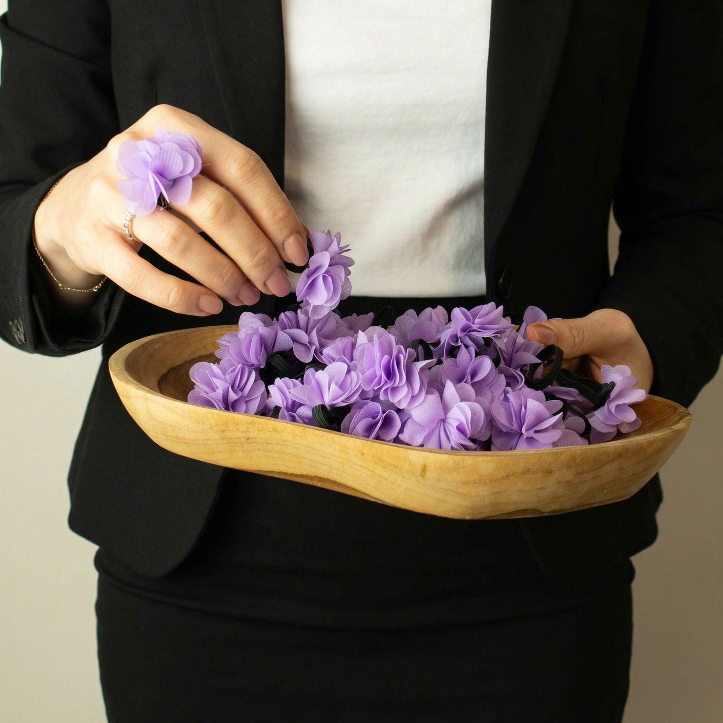 Illatosított Chiffon Diffúzor Gyűrűk - Levendula