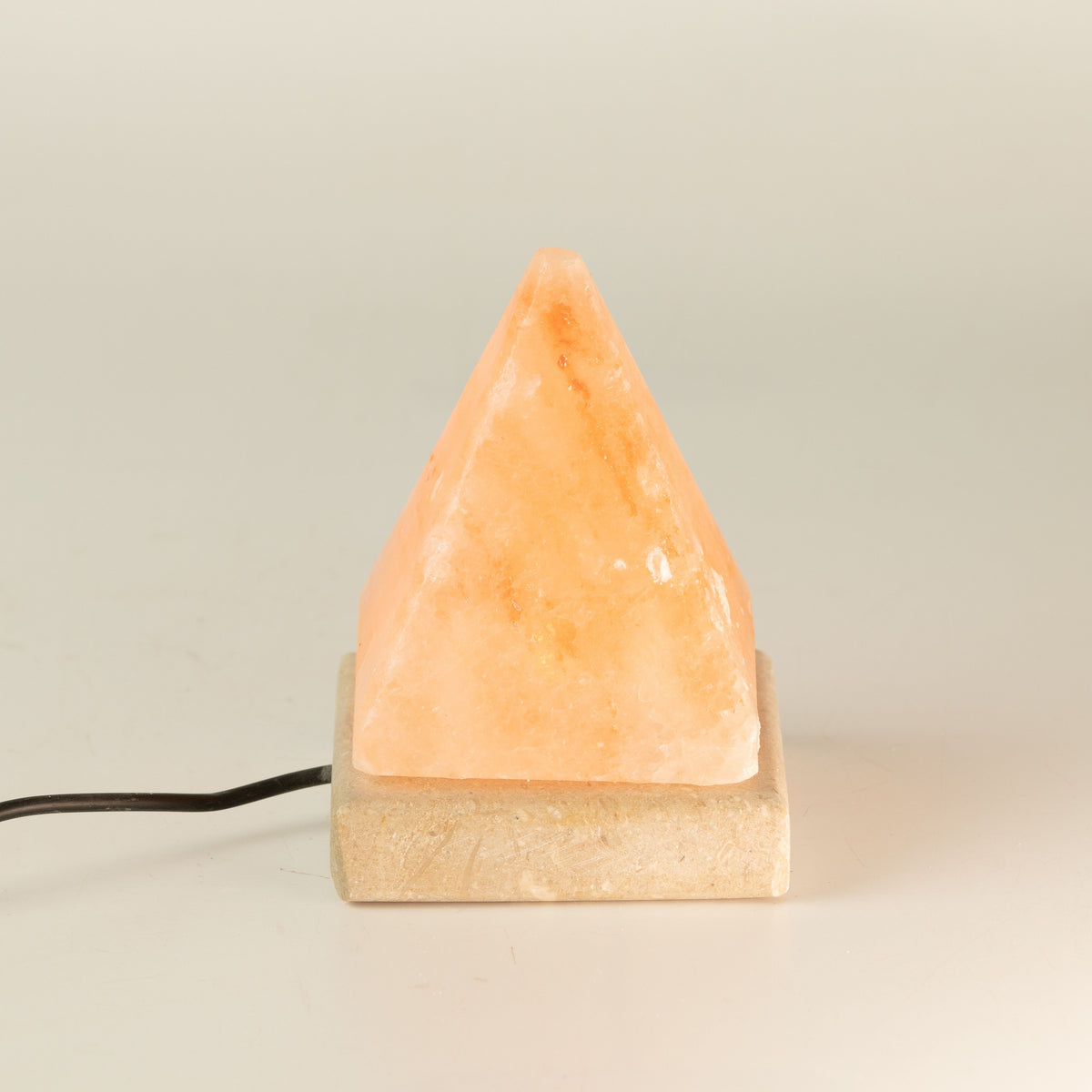 Quality USB Pyramid Salt Lamp - 9 cm (white light)