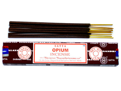 Satya füstölőpálcika 15 g – Ópium