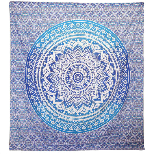 Ágytakaró / Falidísz – Umrao Mandala – Kék