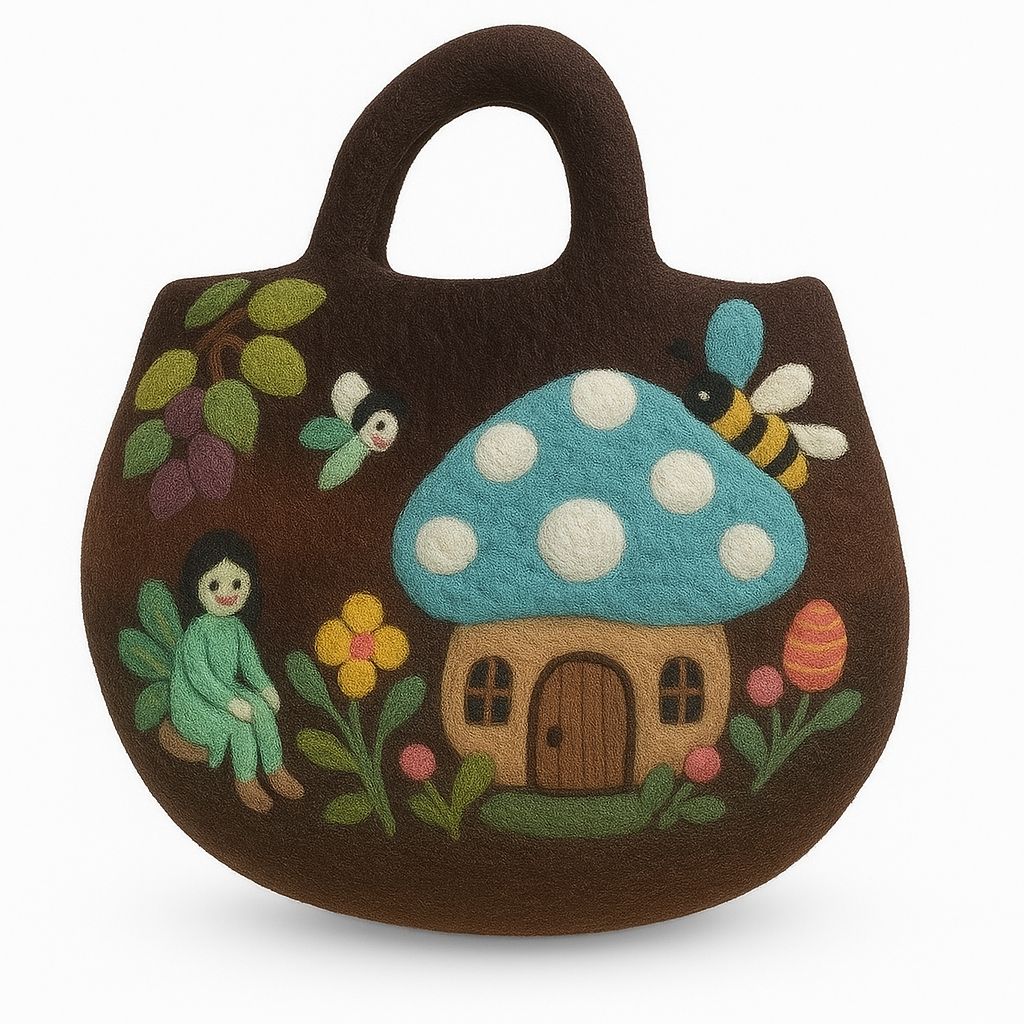 Tündérkert Filc táska – 35 × 27 cm